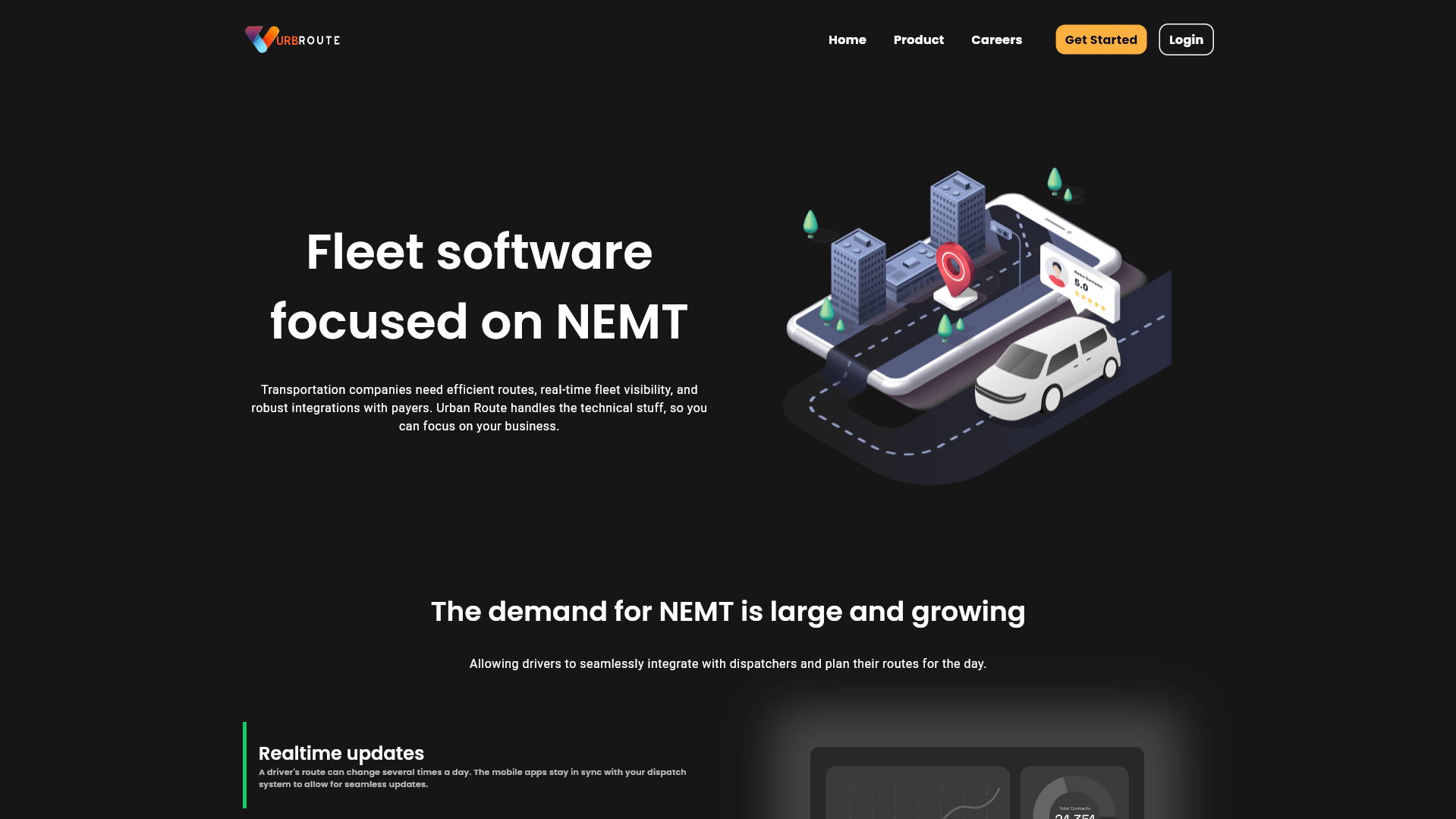 Urban Route — NEMT screenshot